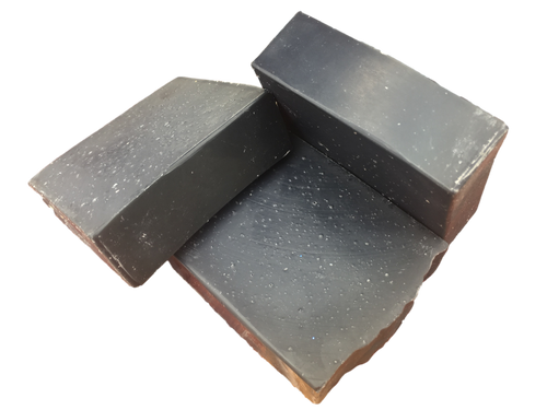 black charcoal bar soap